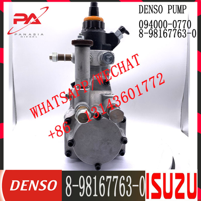 IS-UZU 6WG1 8-98167763-0 için Common Rail Dizel Enjeksiyonlu Yakıt Pompası 094000-0770