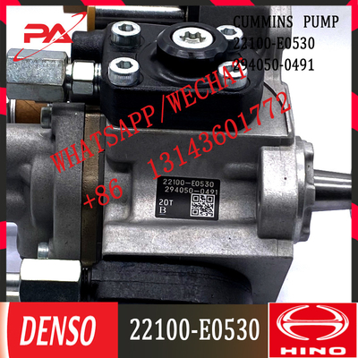 DENSO Dizel yakıt HP4 yakıt enjeksiyon pompası 294050-0491 22100-E0530 için Hino YM7 2940500491
