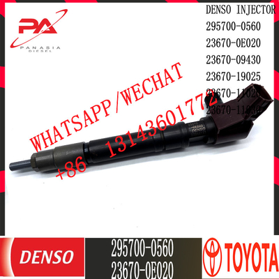TOYOTA 23670-0E020 23670-09430 için DENSO Dizel Common Rail Enjektör 295700-0560