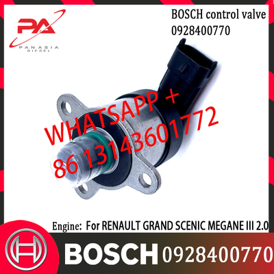 0928400770 BOSCH RENAULT GRAND SCENIC MEGANE III'ye karşı ölçüm solenoid valfi 2.0