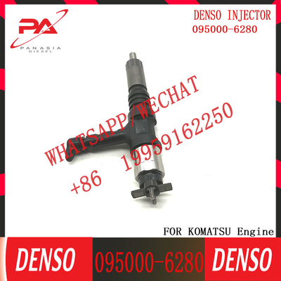 Dizel Common Rail Enjektor 095000-6280 6219-11-3100 kazıcı için SAA6D170 HD785-7 PC650-8R