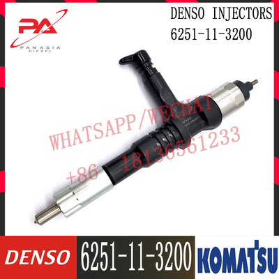 095000-6640 6251-11-3200 6251-11-3201 Enjeksiyon Komatsu SAA6D125E-5C/5D Motoru için