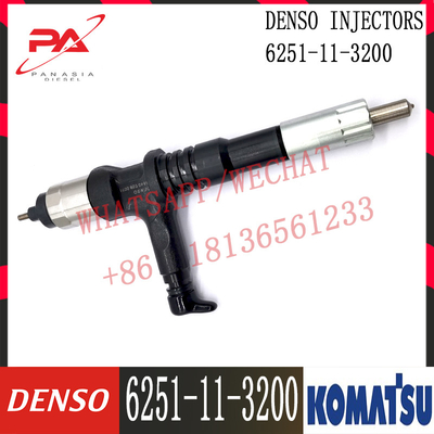 095000-6640 6251-11-3200 6251-11-3201 Enjeksiyon Komatsu SAA6D125E-5C/5D Motoru için