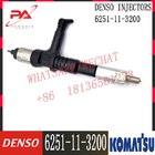 Diesel Nozzle Fuel Injector 095000-6640 6251-11-3200 6251-11-3201For KOMATSU SAA6D125E-5C/5D Engine